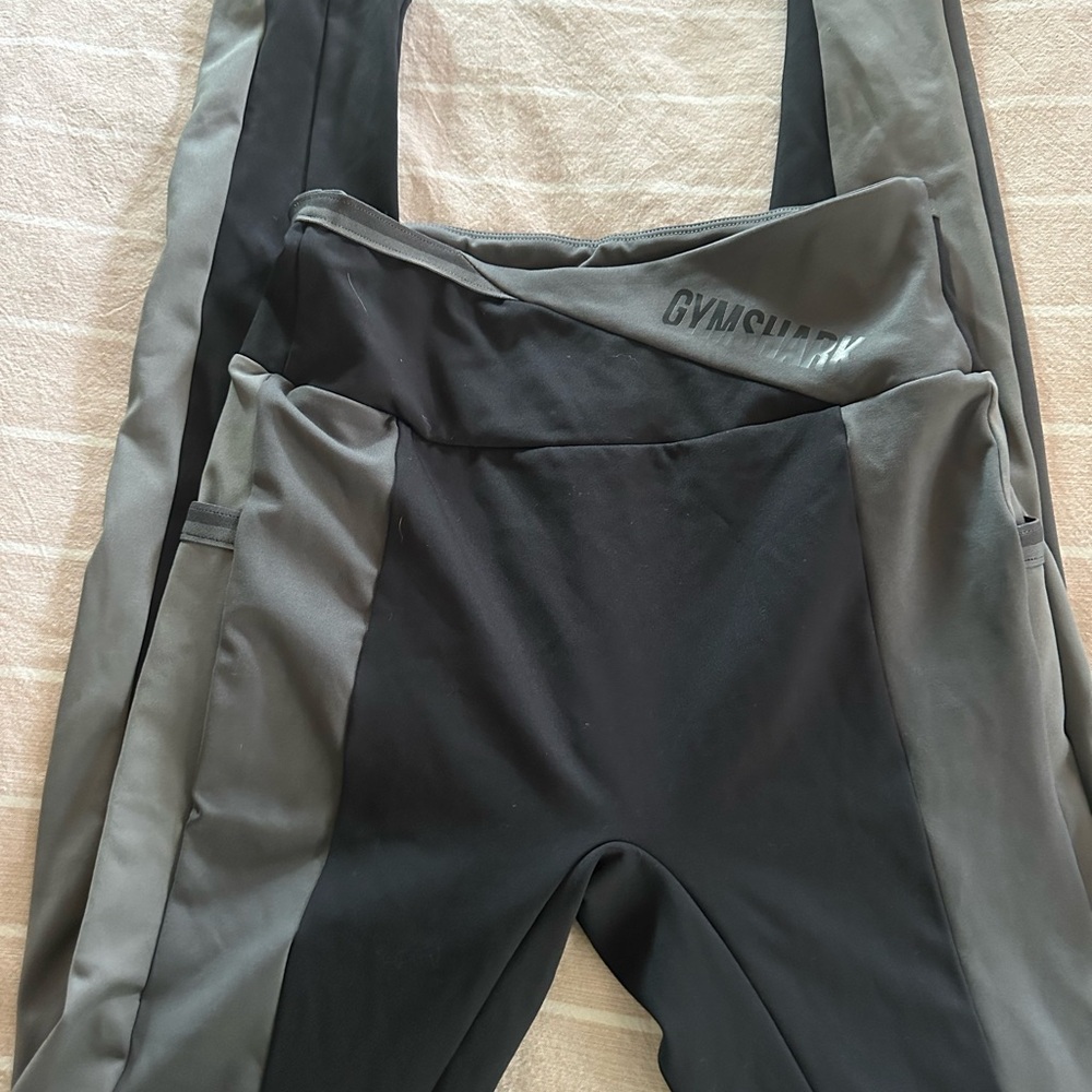 Gymshark Black and Gray Leggings